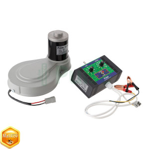 Электропривод к медогонке ременной 12V-100W для медогонок "Мелиса 93"