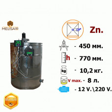 Медогонка 3-х рамочная неповоротная (Zn) с электроприводом 12/220V